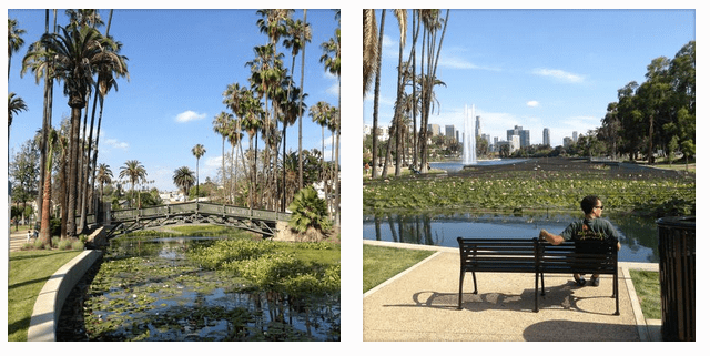 LA has some walkable neighborhoods.