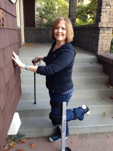 Made it down the steps