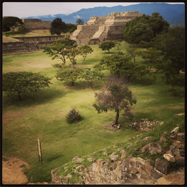 Monte Alban ruins, Oaxaca, Mexico