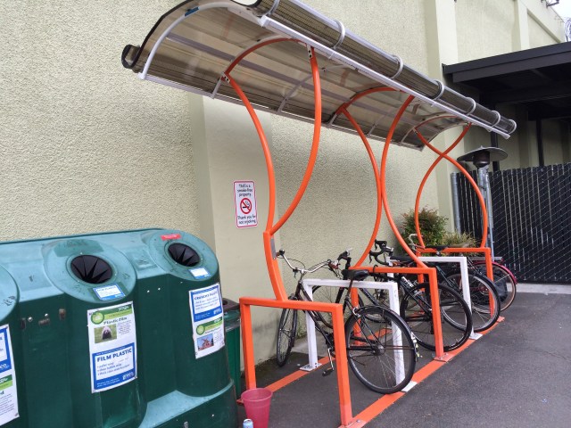 covered bike racks