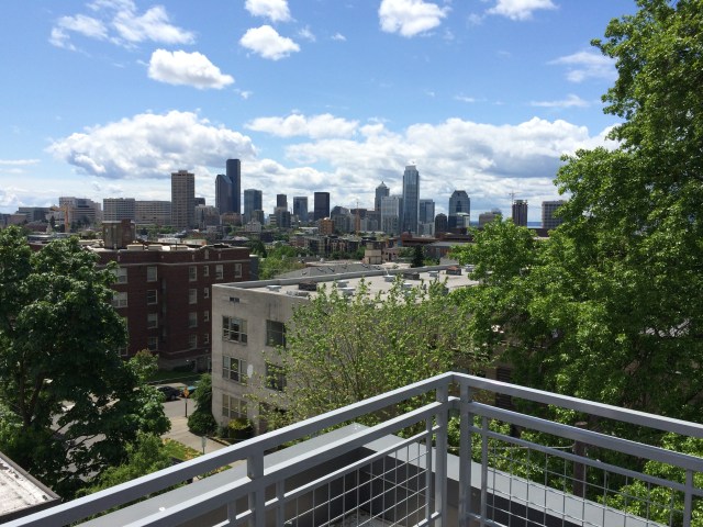 View from the roof deck
