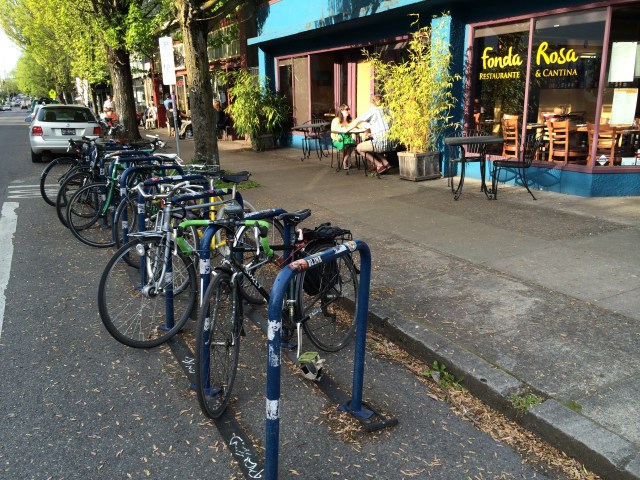bike racks in Portland