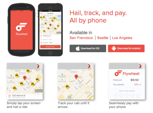 Flywheel - taxi app