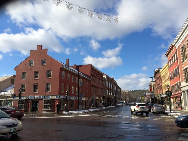 Downtown Montpelier, Vermont.