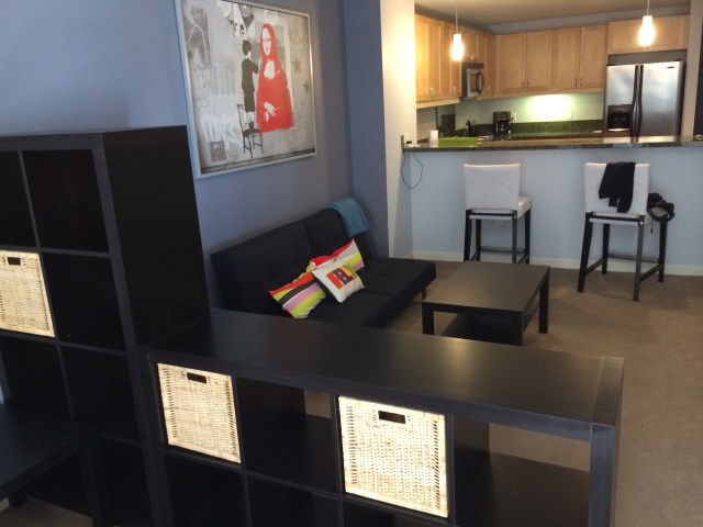 inside my Airbnb condo