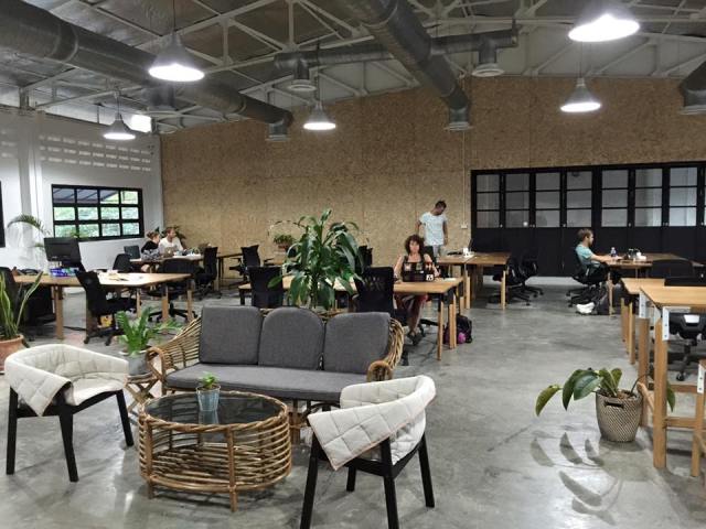 Punspace coworking space near Thae Pae Gate.